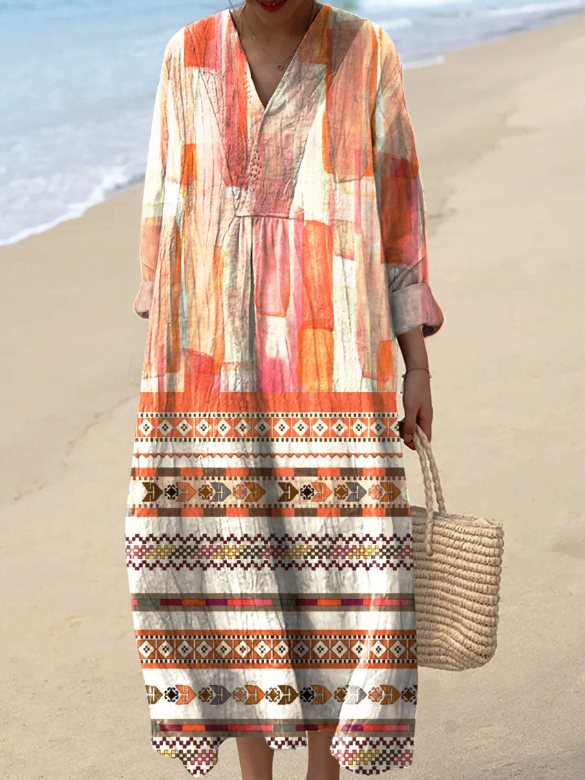 Miyu | Abstract Printed Dress
