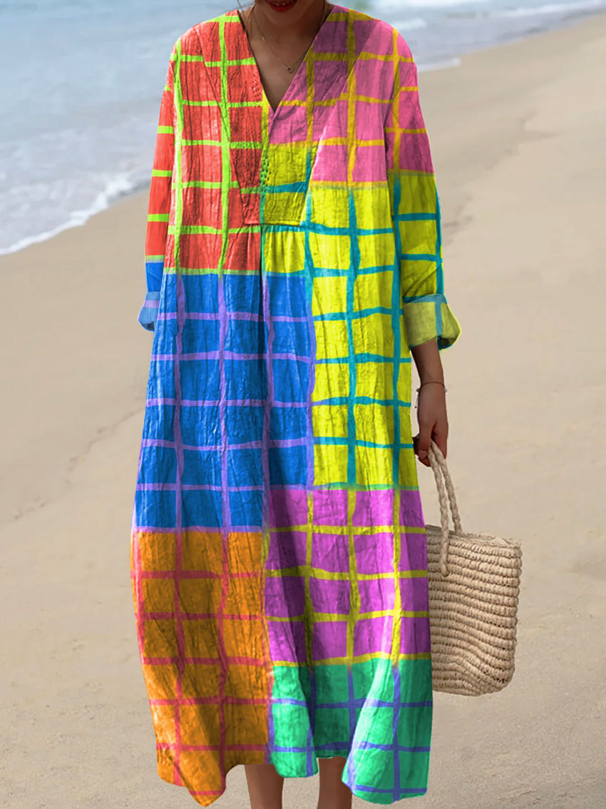 Beatrix | Geometric Printed Dress