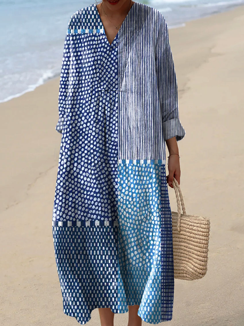 Zoemy | Geometric Printed Dress