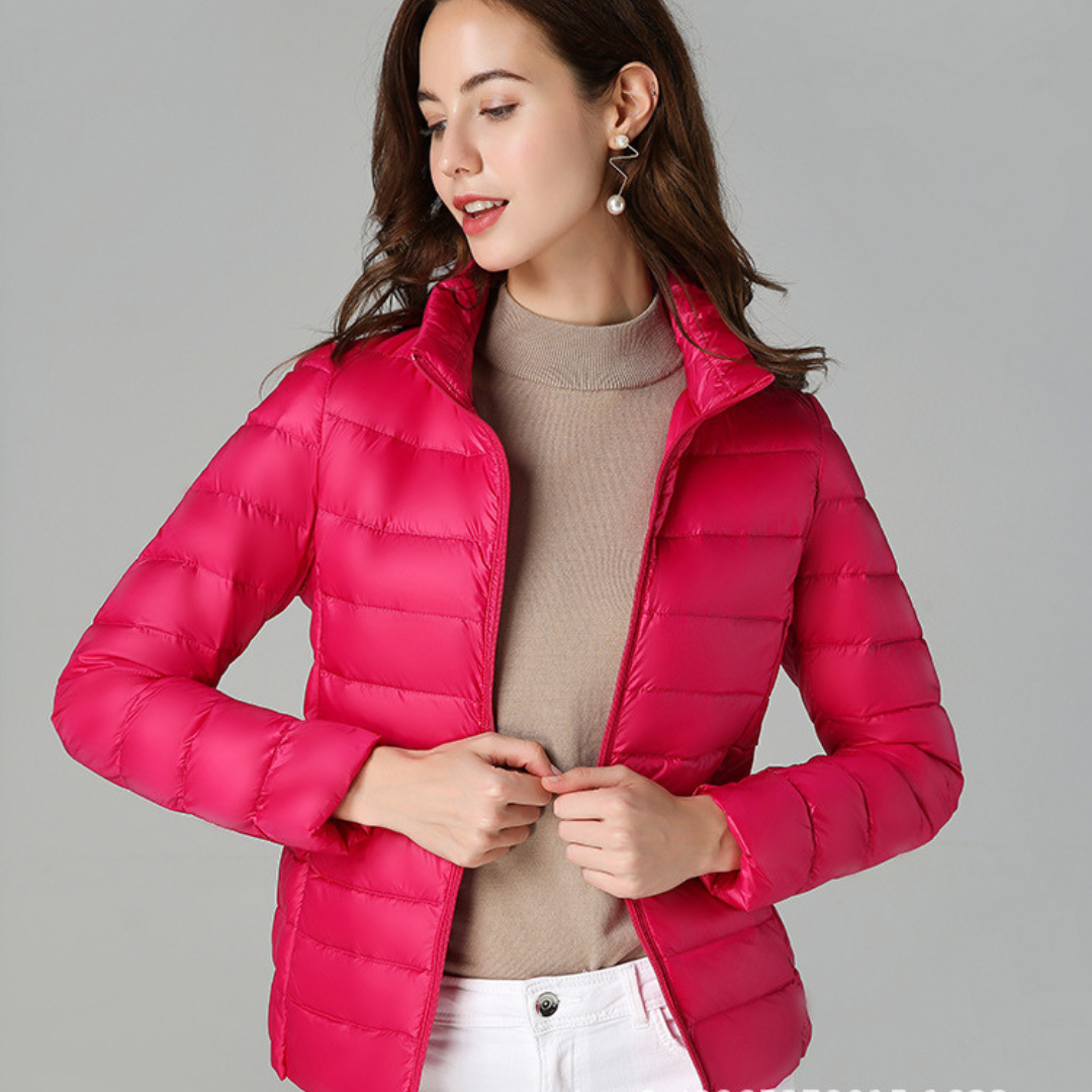 Amaris | Ultralight Jacket with White Duck Feathers