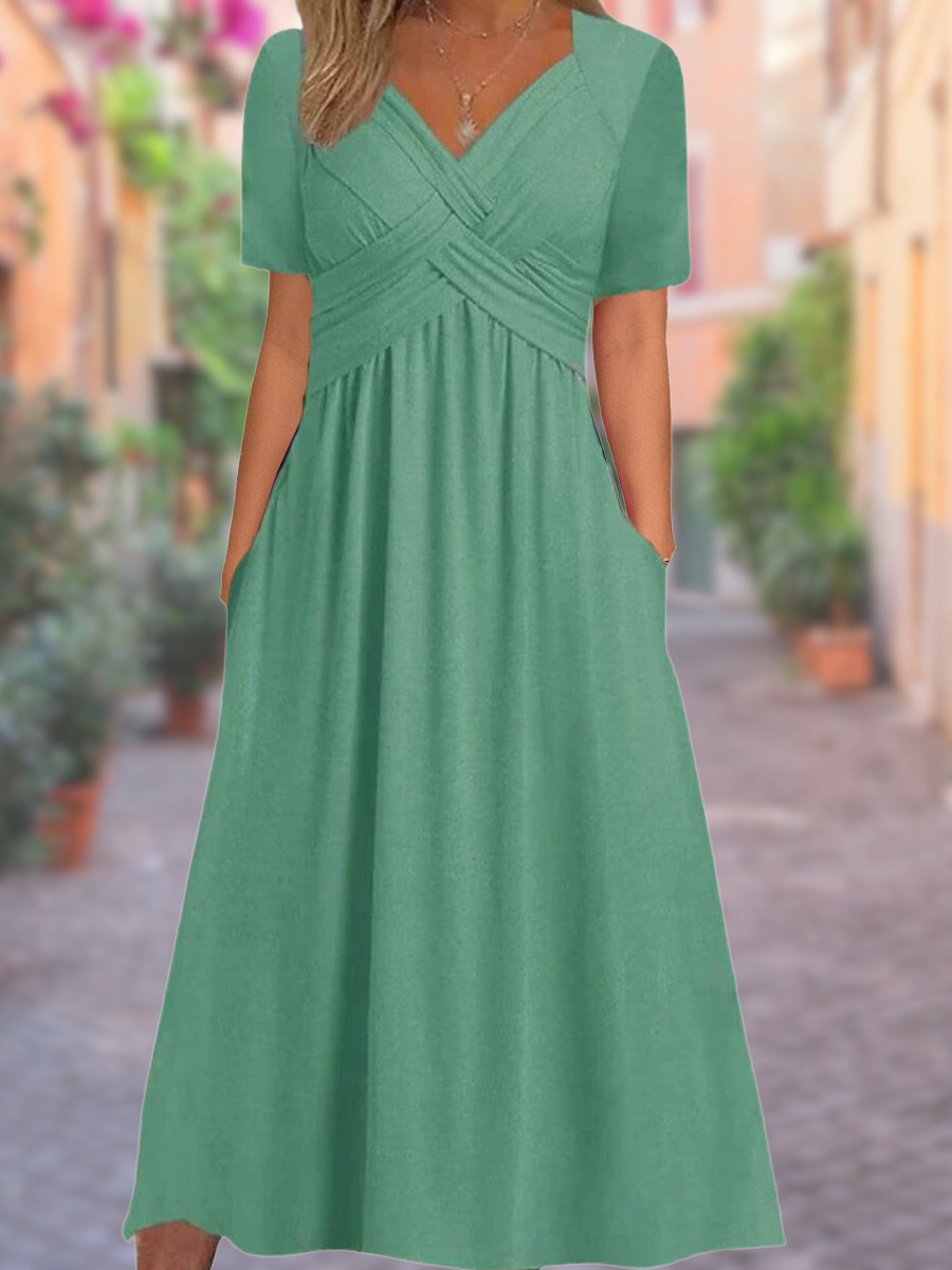 Aitana | Comfortable V-Neck Dress