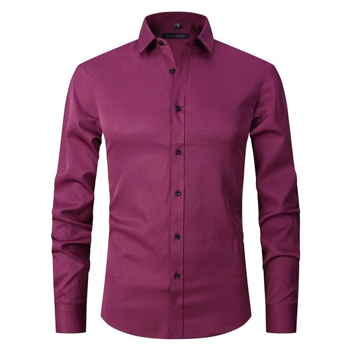Lucas | Stretchy Anti-Crease Shirt