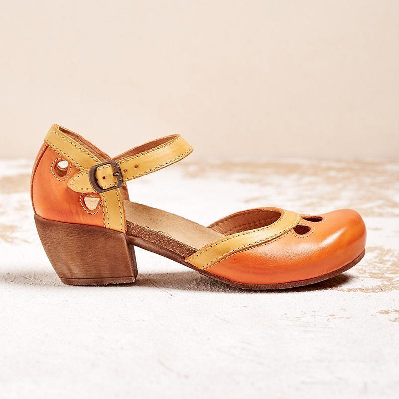 Amethyst | Orthopedic Sandals with Low Heel