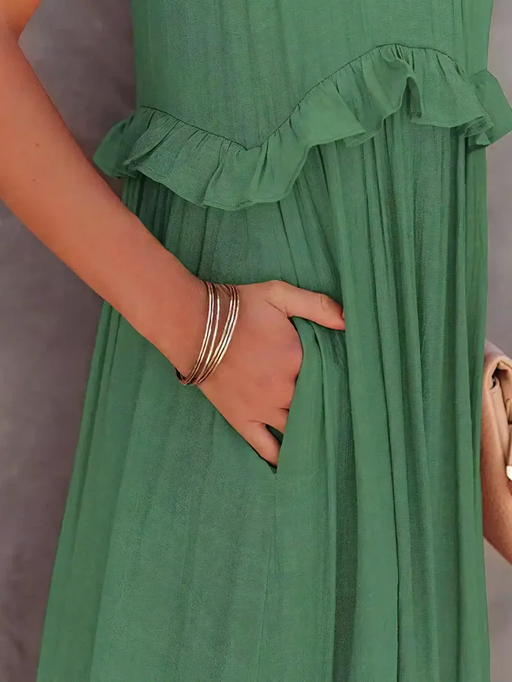 Betania | Ruffle Breeze Maxi Dress