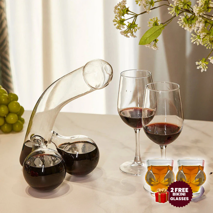 Whiskey/Wine Carafe | Unique Design with a Touch of Humor