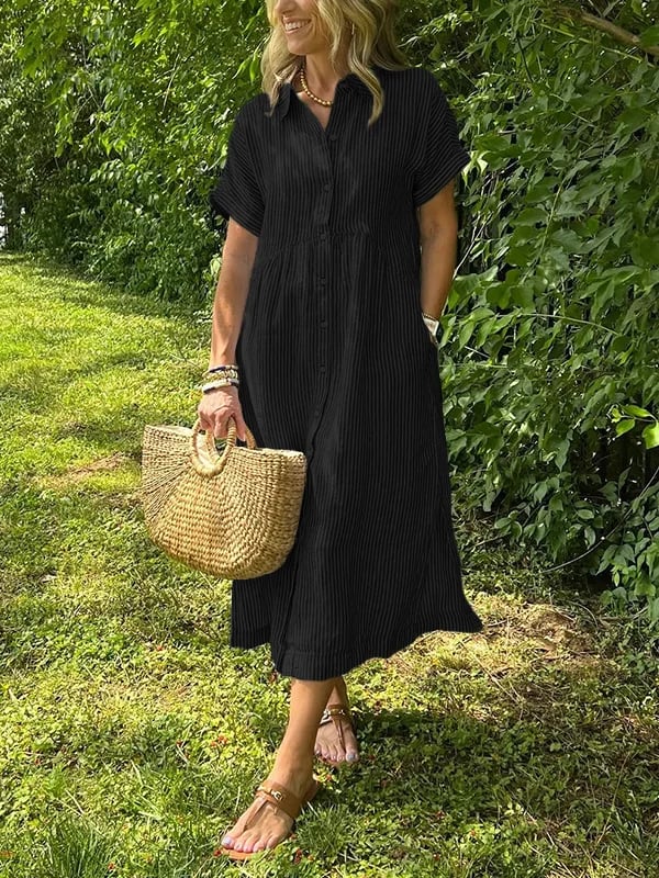 Charleigh | Elegant Striped Dress
