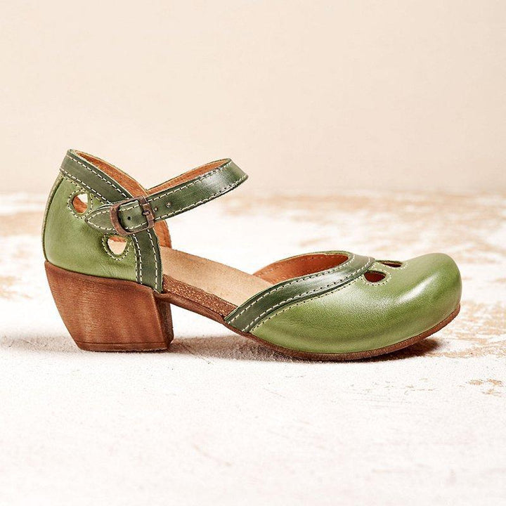 Amethyst | Orthopedic Sandals with Low Heel