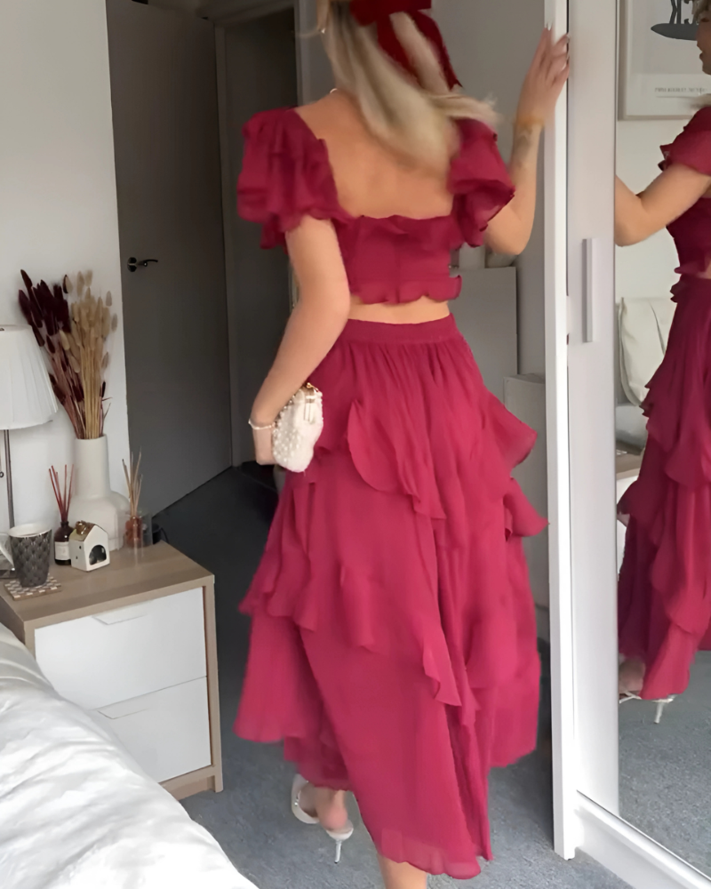 Dolly | Sophisticated Ruffle Summer Dress