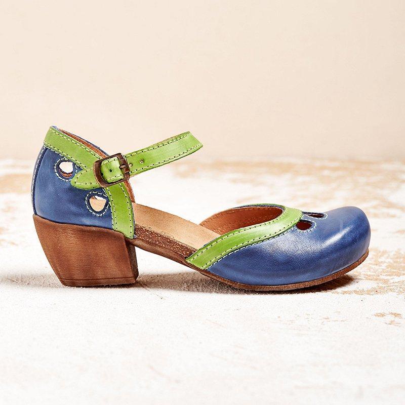 Amethyst | Orthopedic Sandals with Low Heel