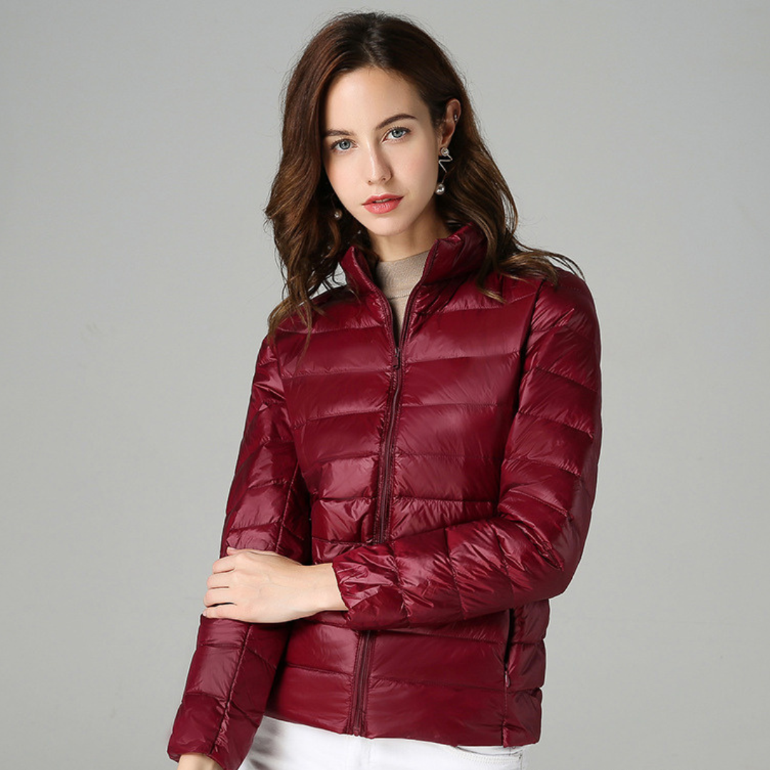 Amaris | Ultralight Jacket with White Duck Feathers