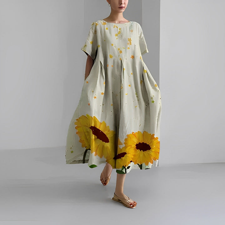 Chanelle | Elegant Printed Dress