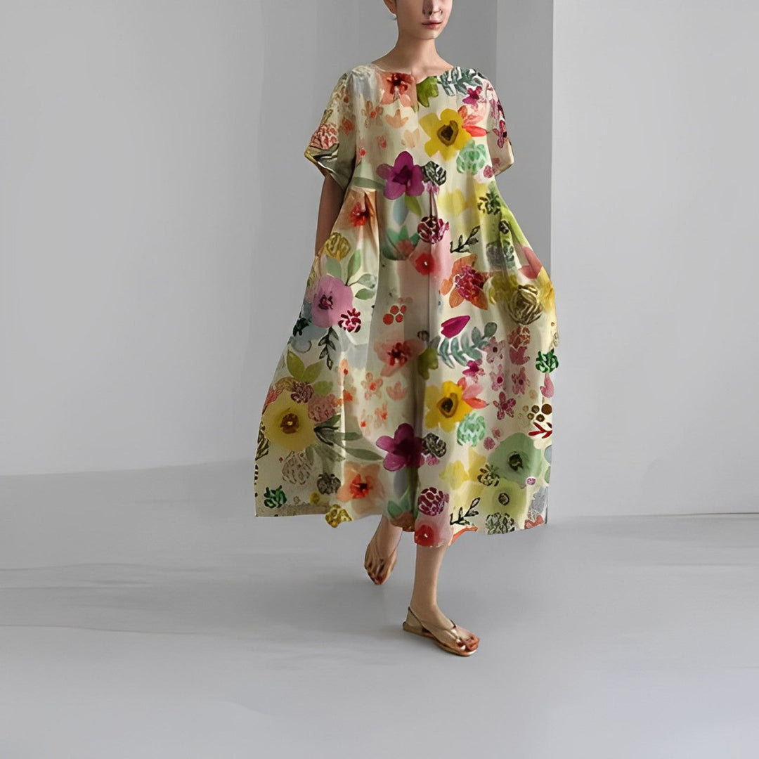 Chanelle | Elegant Printed Dress