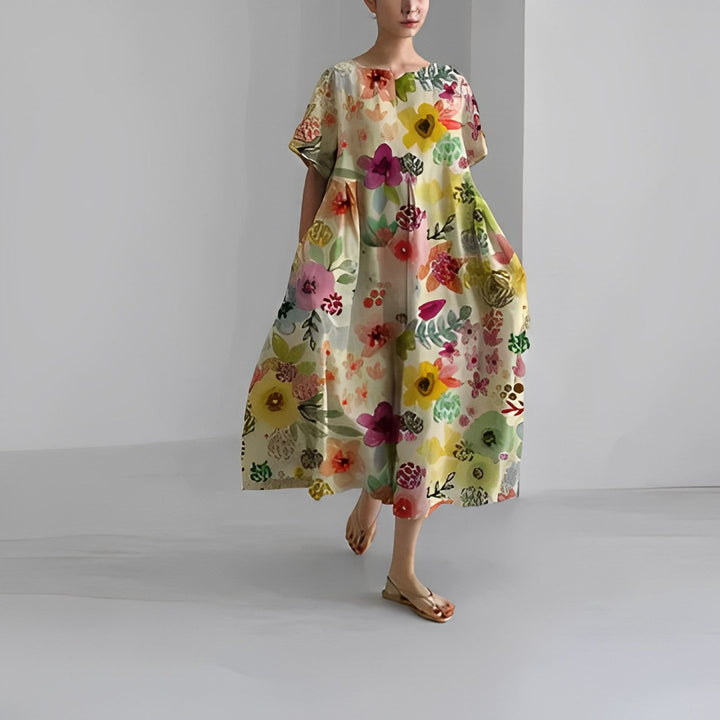 Chanelle | Elegant Printed Dress