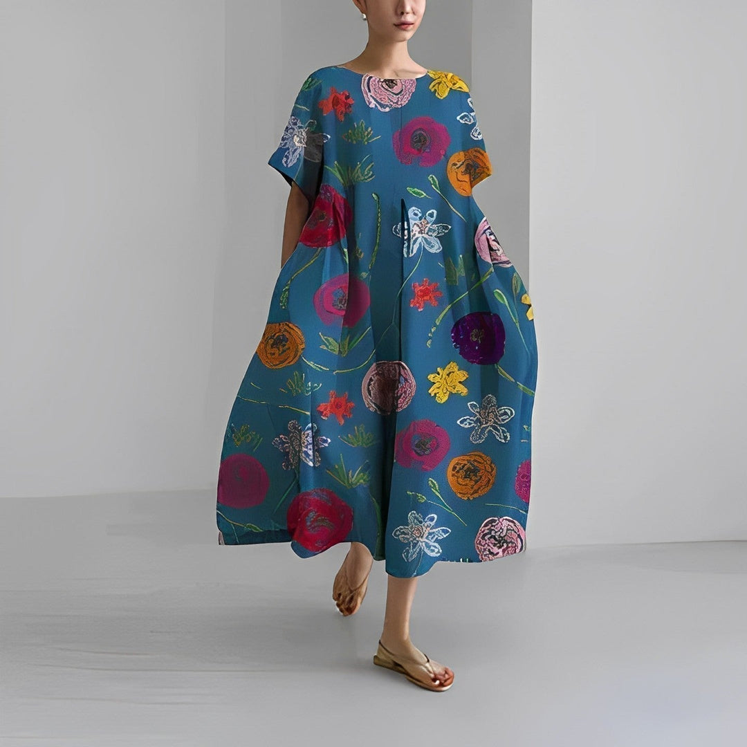 Chanelle | Elegant Printed Dress