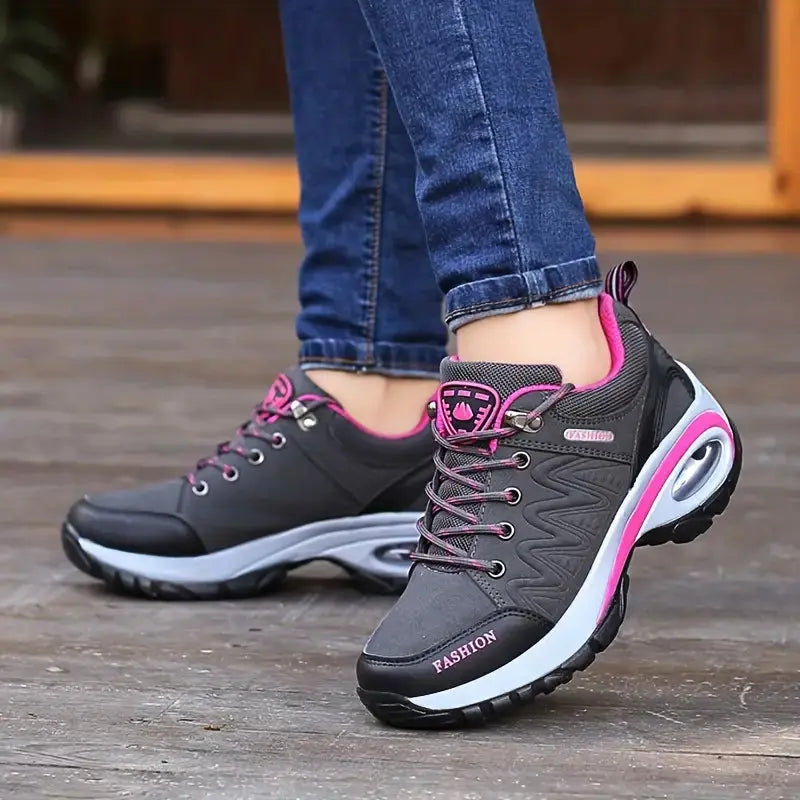 Sam | Suede Platform Hiking Boots