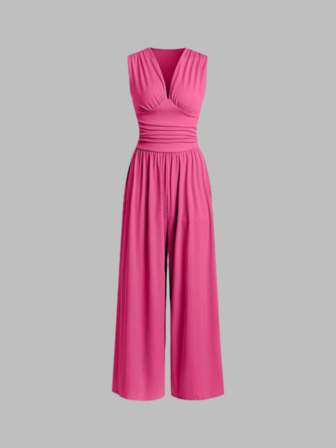 Sharon | Chic Sleeveless Wide-Leg Jumpsuit