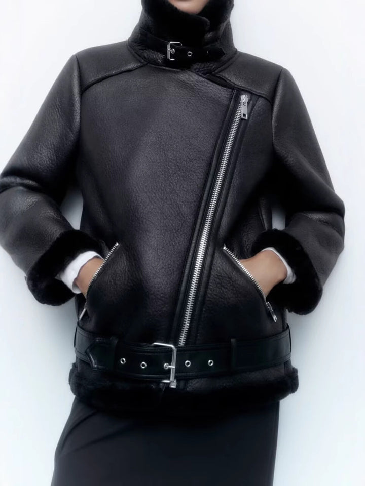 Solenn | Elegant Biker Jacket