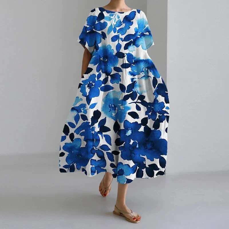 Chanelle | Elegant Printed Dress