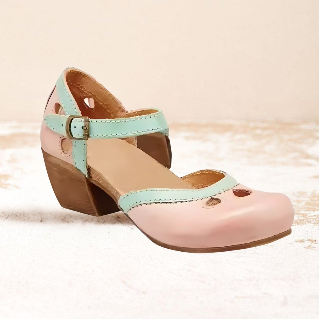 Amethyst | Orthopedic Sandals with Low Heel