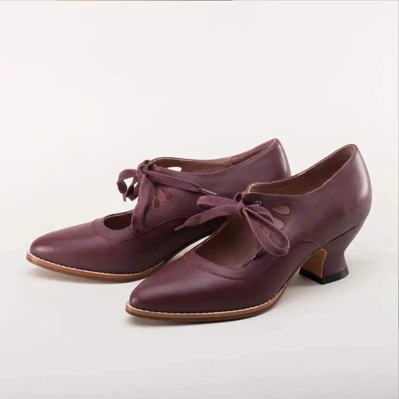 Alona | Orthopedic Leather Heeled Sandals