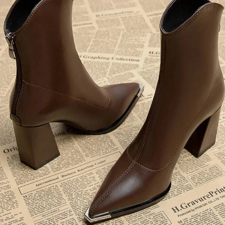 Celeste | Chrome Tip Boots