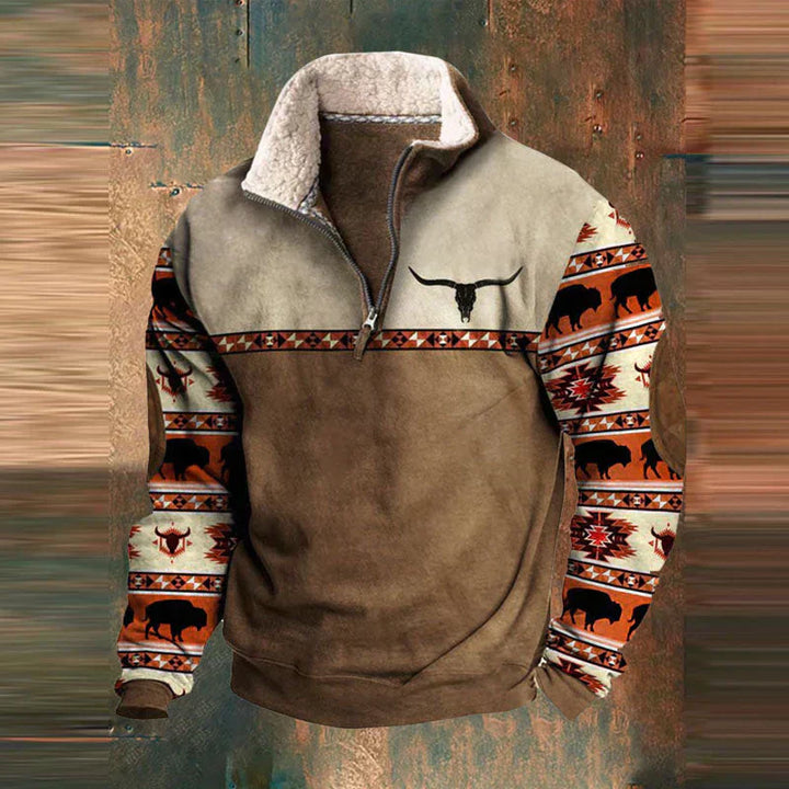 Stefan | Warm half-zip sweater