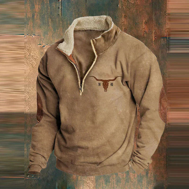 Stefan | Warm half-zip sweater