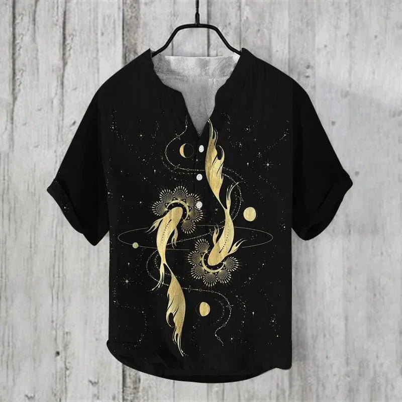 Allen | Artistic Linen-Silk Shirt
