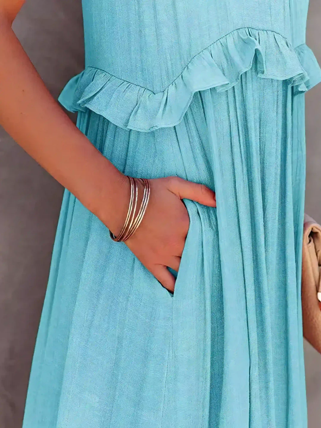 Betania | Ruffle Breeze Maxi Dress