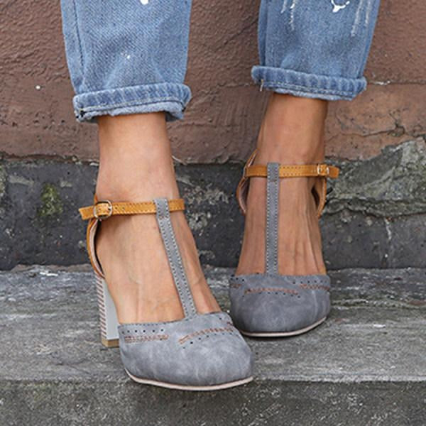 Gigi | Heeled Retro Sandals
