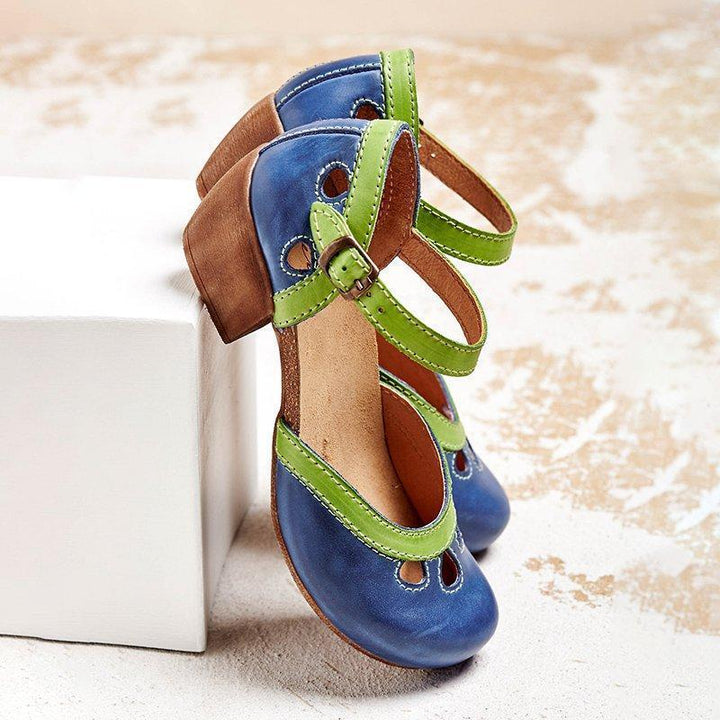 Amethyst | Orthopedic Sandals with Low Heel