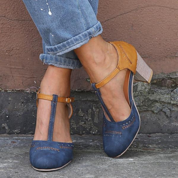 Gigi | Heeled Retro Sandals