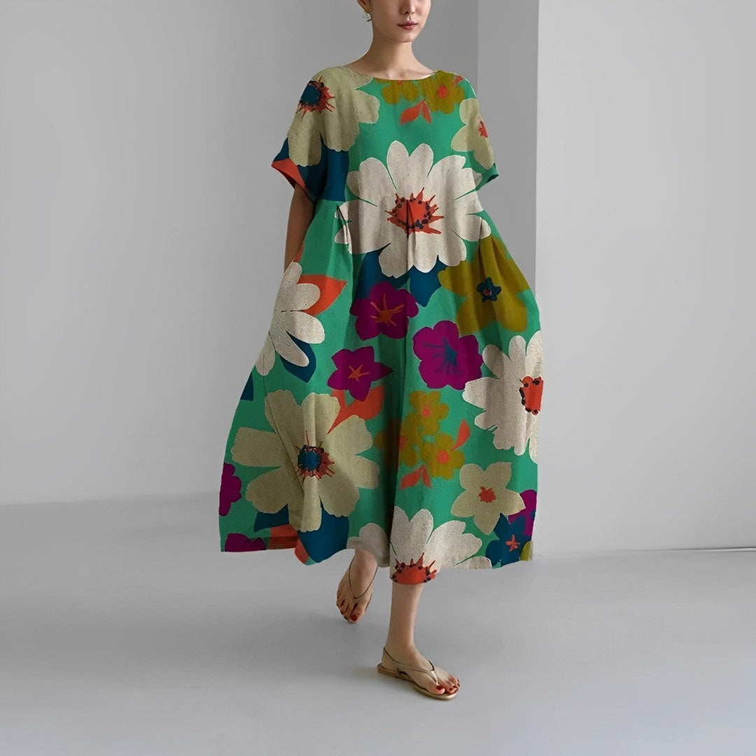 Chanelle | Elegant Printed Dress