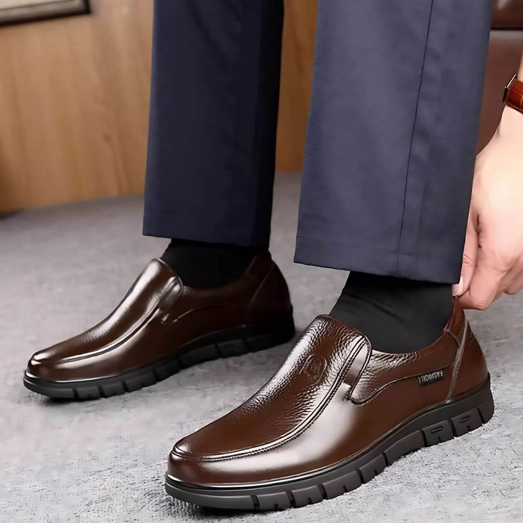 Clovis | Comfortable Leather Orthopedic Loafers