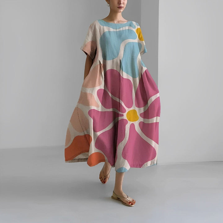 Chanelle | Elegant Printed Dress