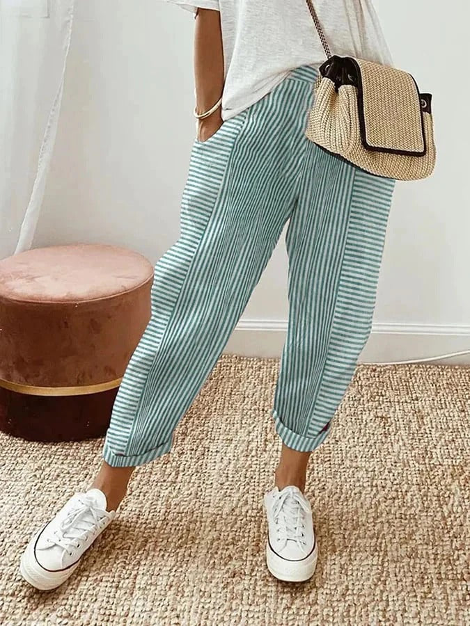 Prescilla | Light Cotton-Linen Pants