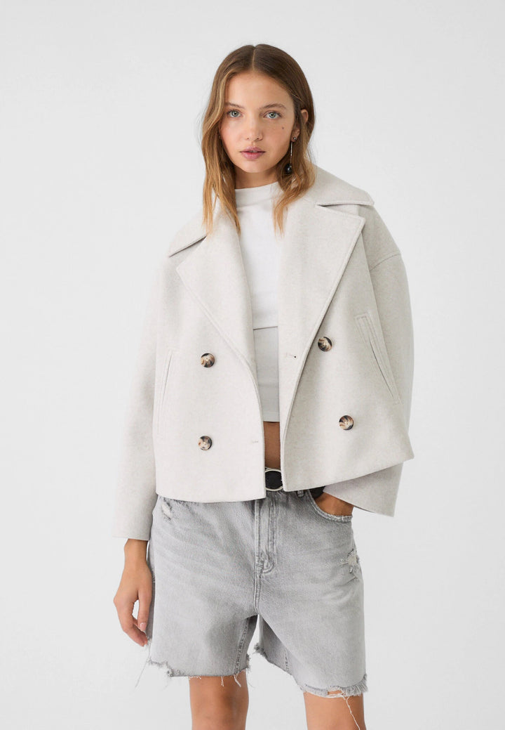 Alaia | Short Double Breasted Coat