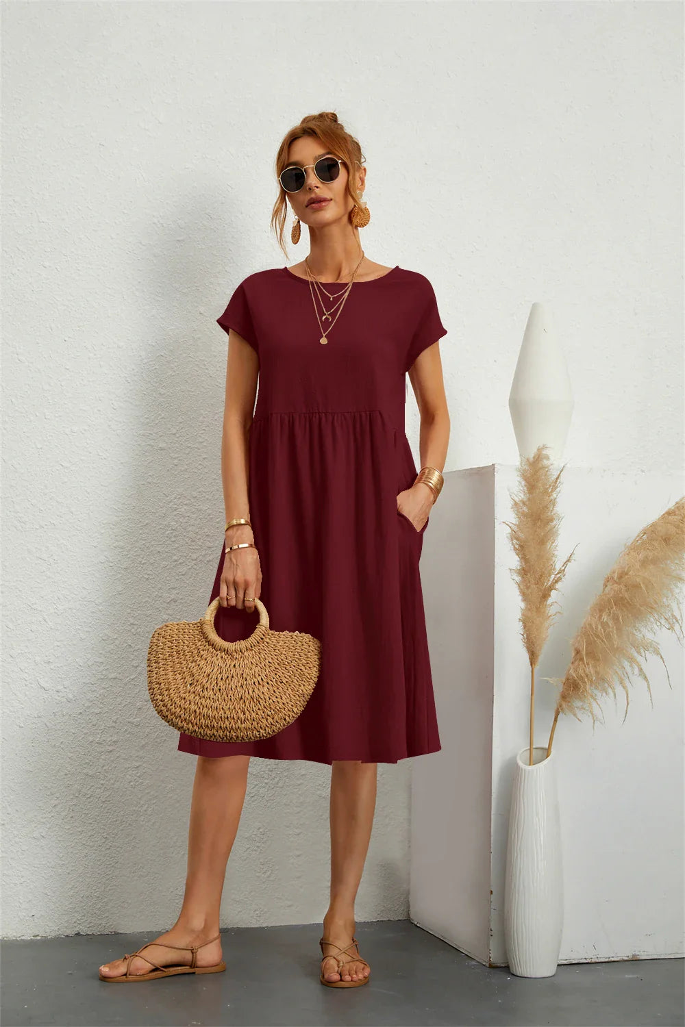 Apolline | Casual Pocket Dress