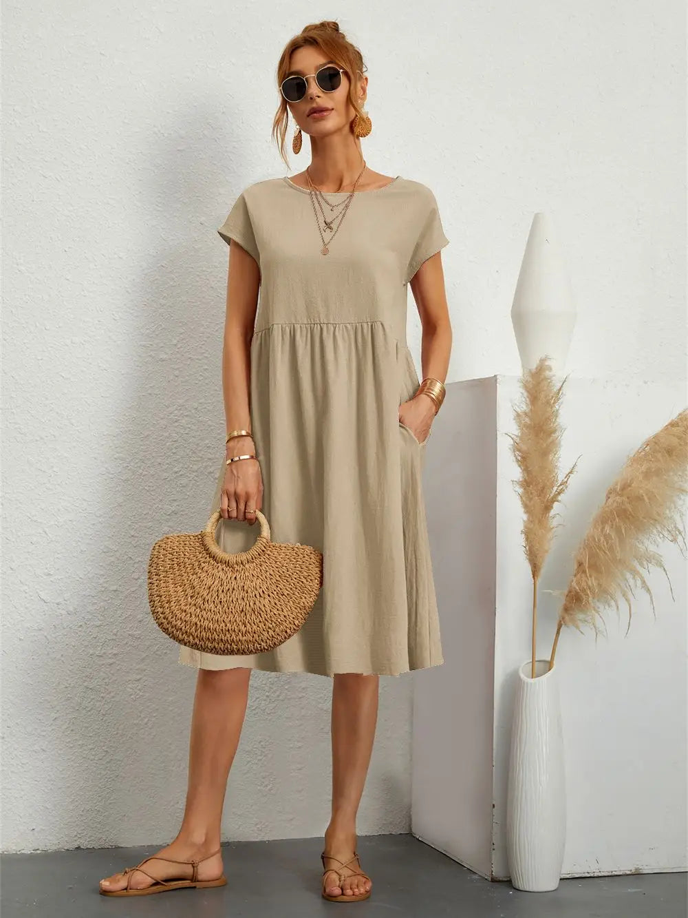 Apolline | Casual Pocket Dress