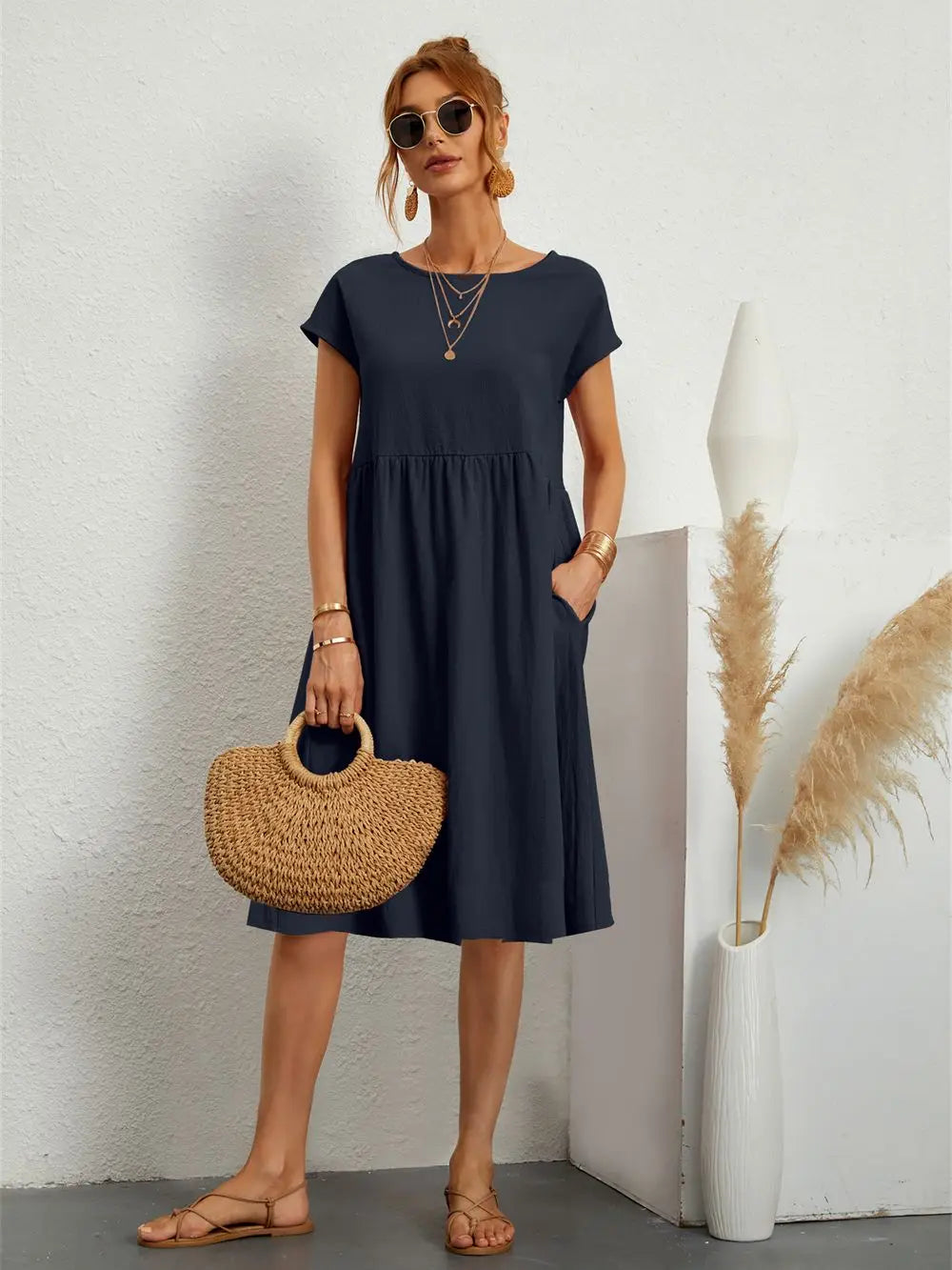 Apolline | Casual Pocket Dress