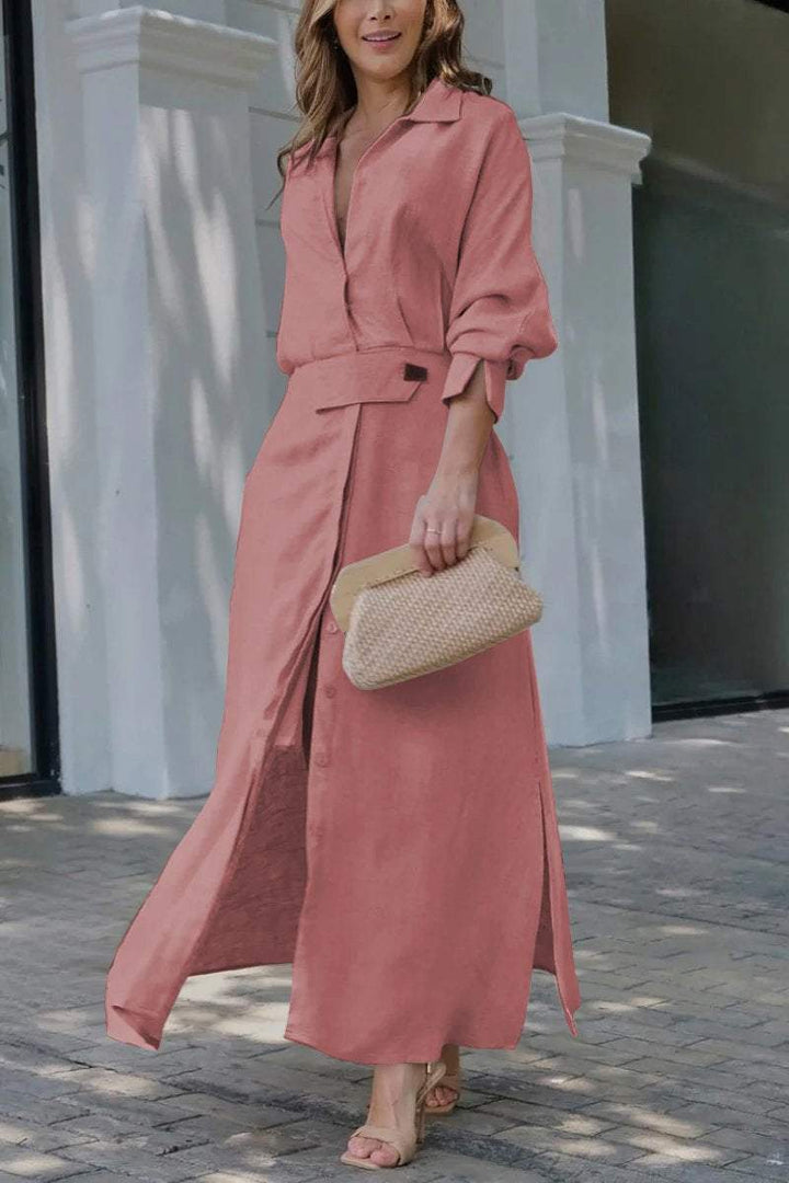 Astride | V-neck Maxi Dress
