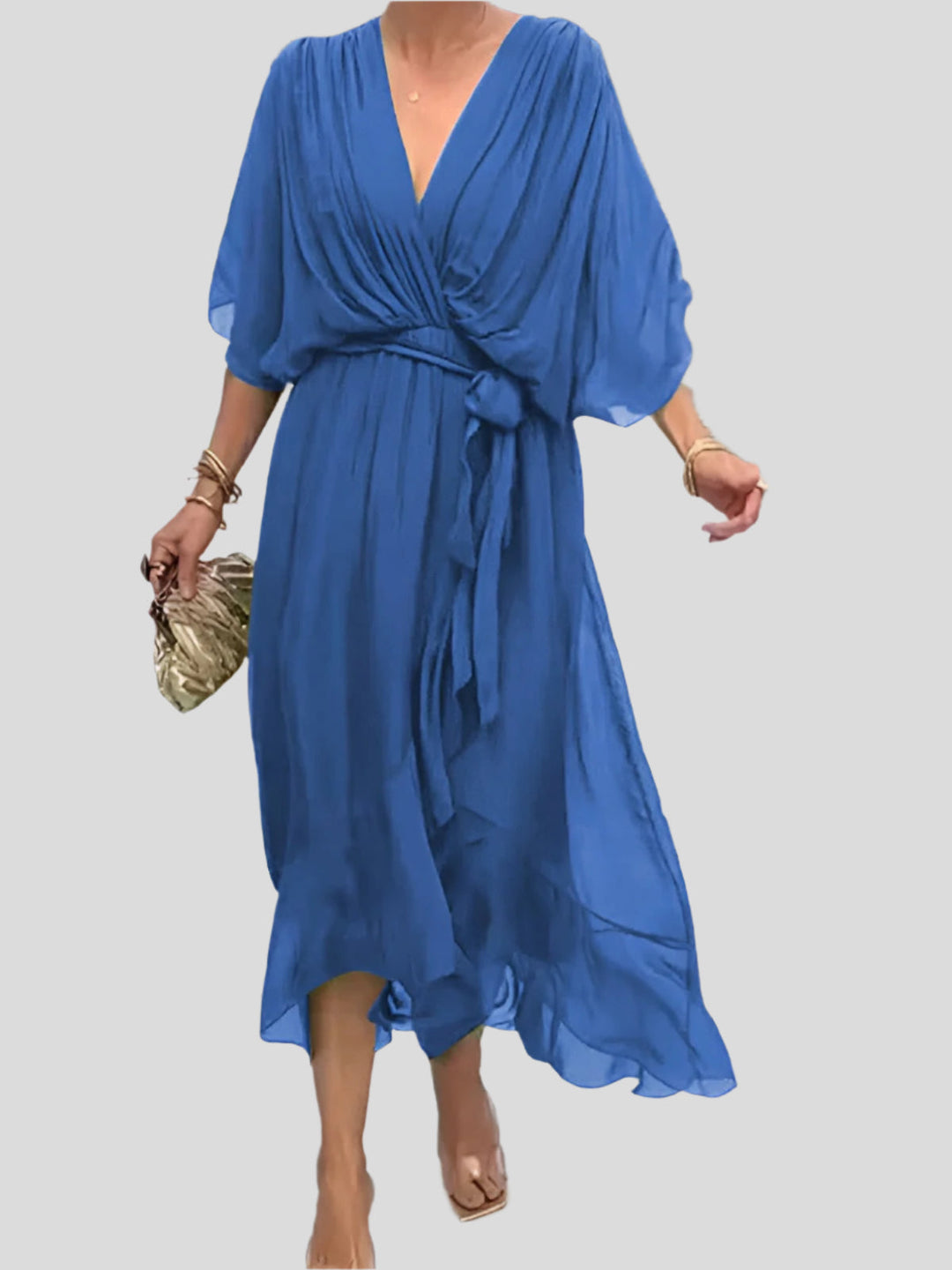 Adrianne | Elegant Silk Dress