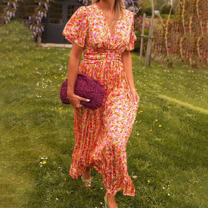 Cienna | Elegant V-Neck Dress