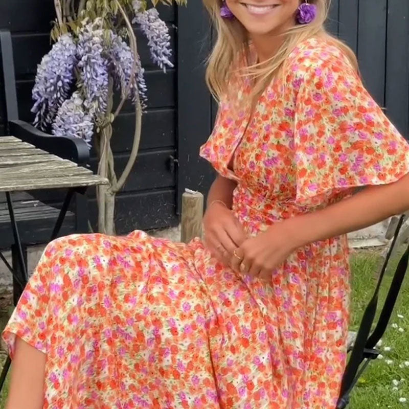 Cienna | Elegant V-Neck Dress