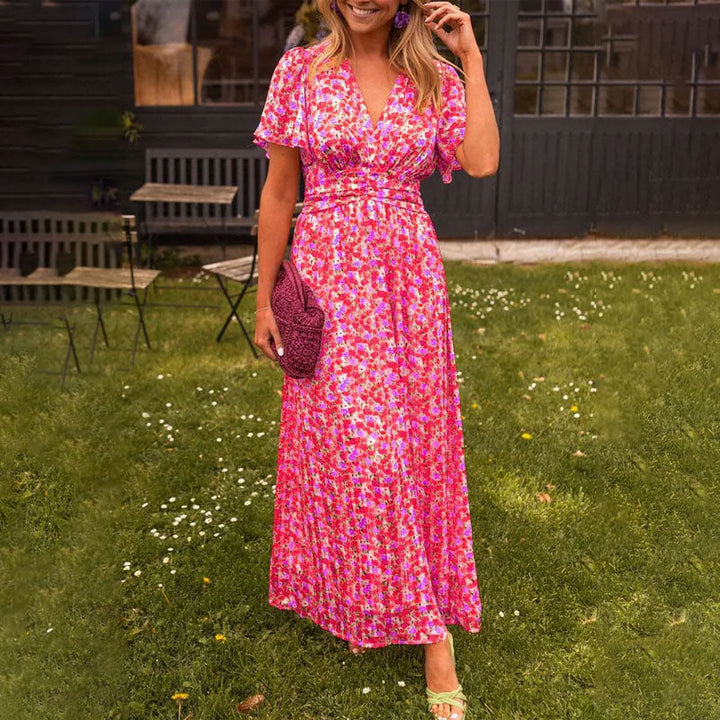Cienna | Elegant V-Neck Dress