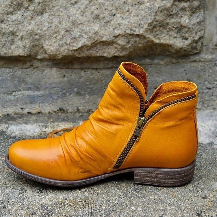 Marjorie | Stylish Zipper Ankle Boots